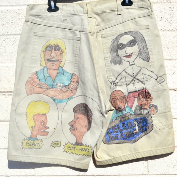 MTV Beavis and Butthead Shorts Cargo - Picture 5 of 7